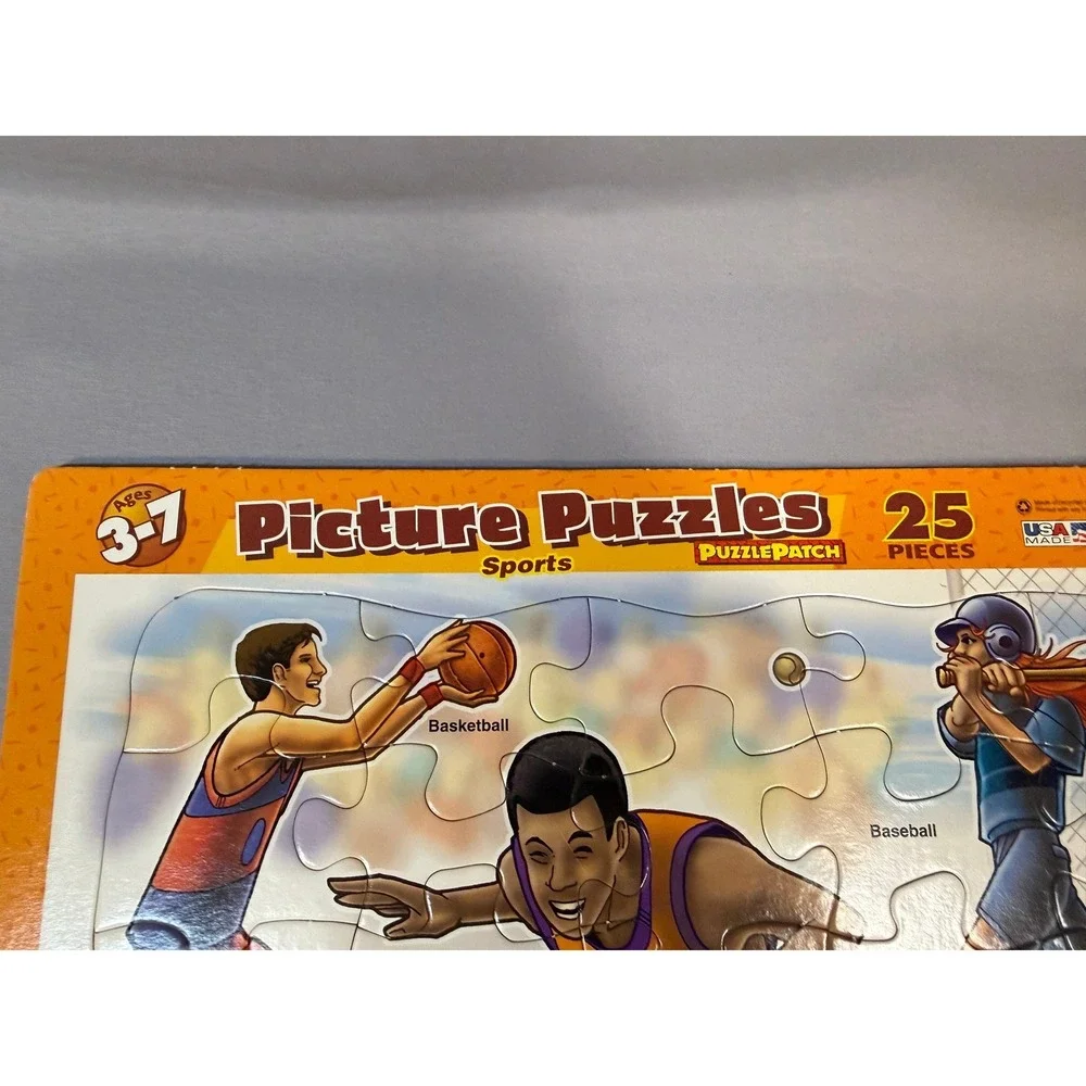 Lot of 6 Vintage Patch Puzzles & Puzzles Forever Board Puzzles Ages 3-7